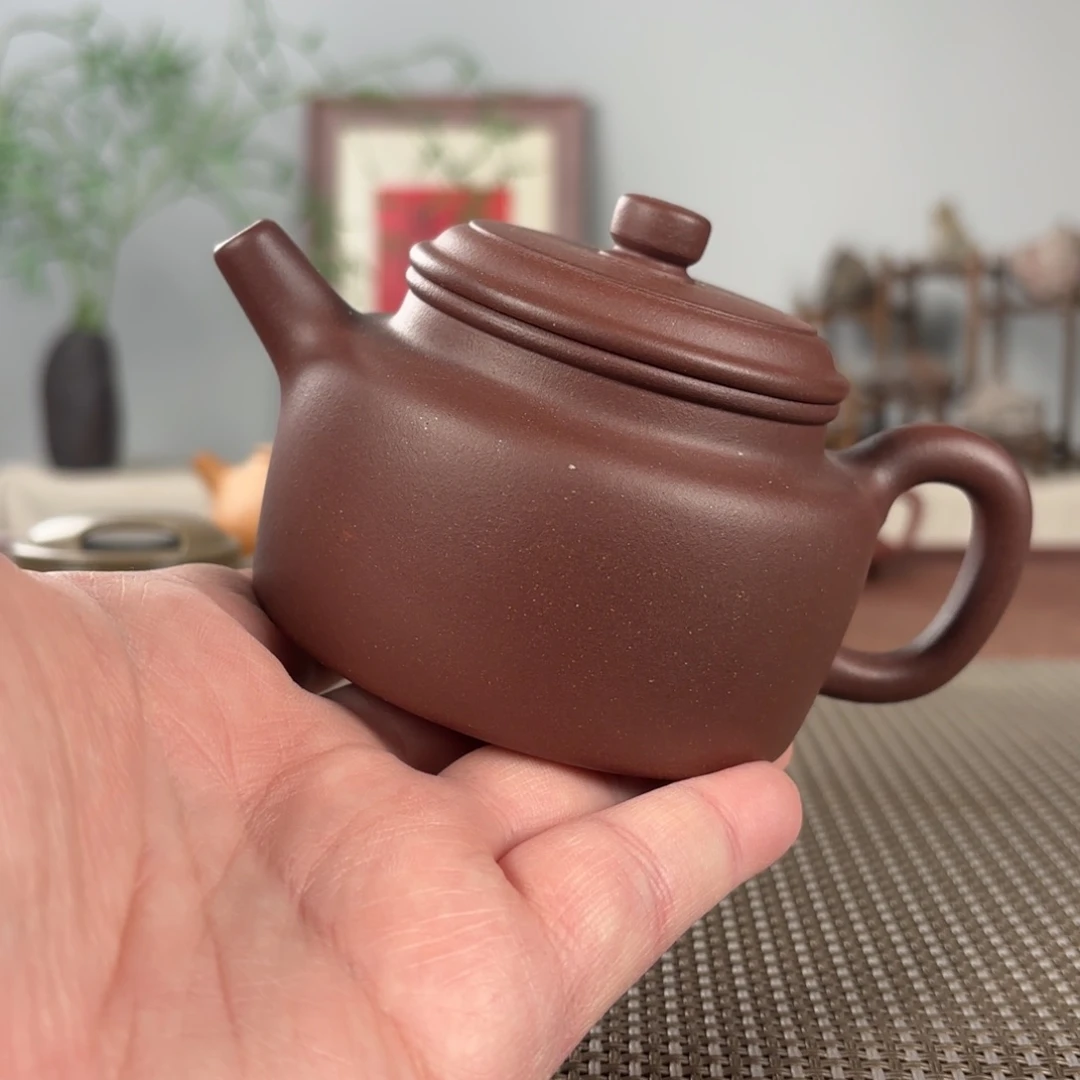 山***子茶壶紫砂微瑕黄龙山原矿紫砂壶