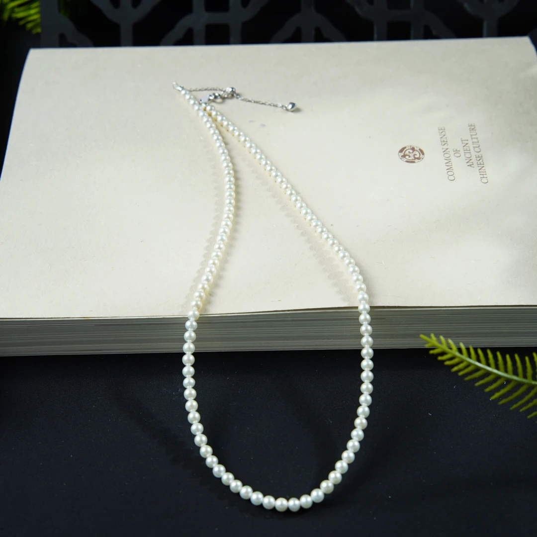 【种草丛专属】泽云-S925淡水有核珍珠小米珠项链