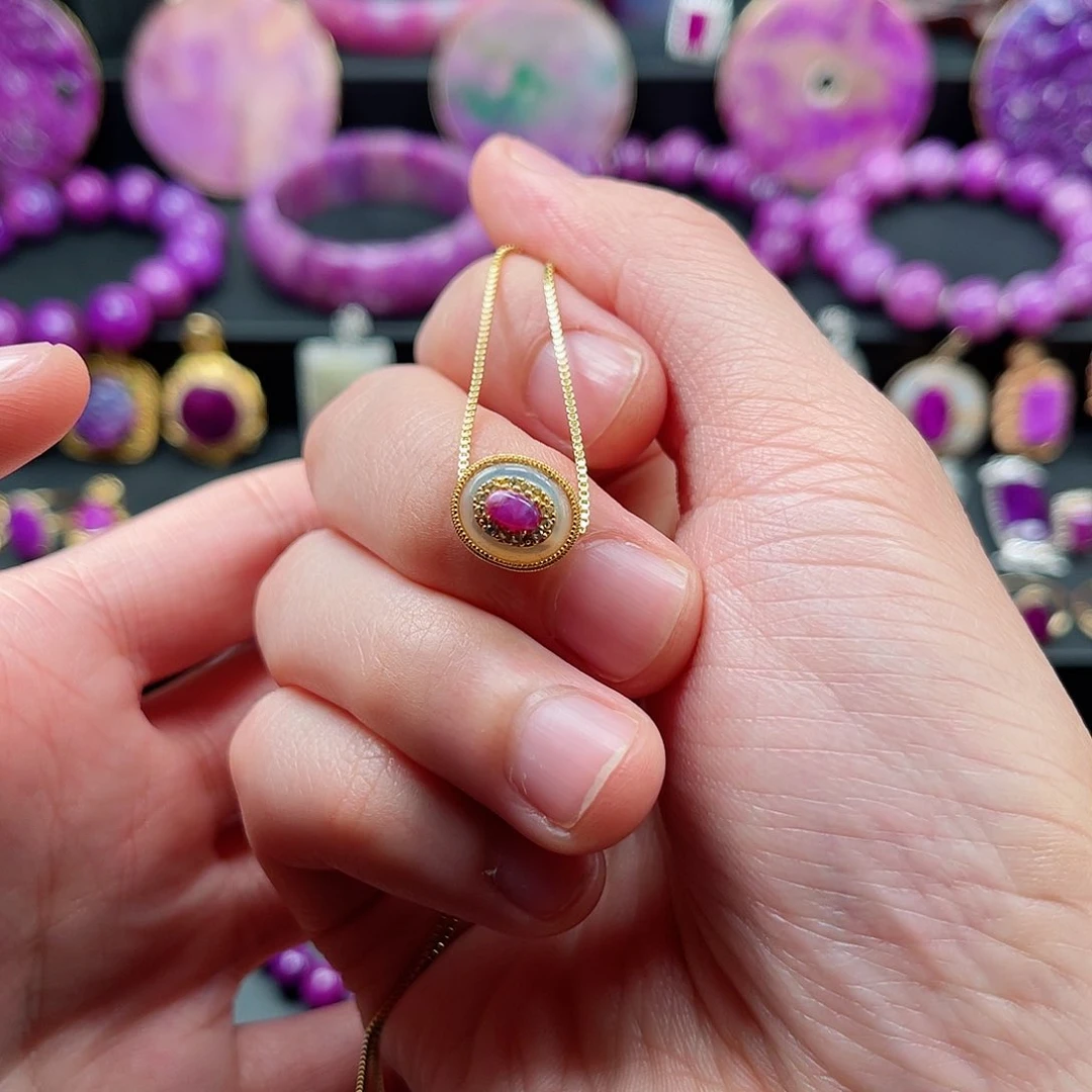 苏纪石（舒俱来）配件银S925镀金镶嵌