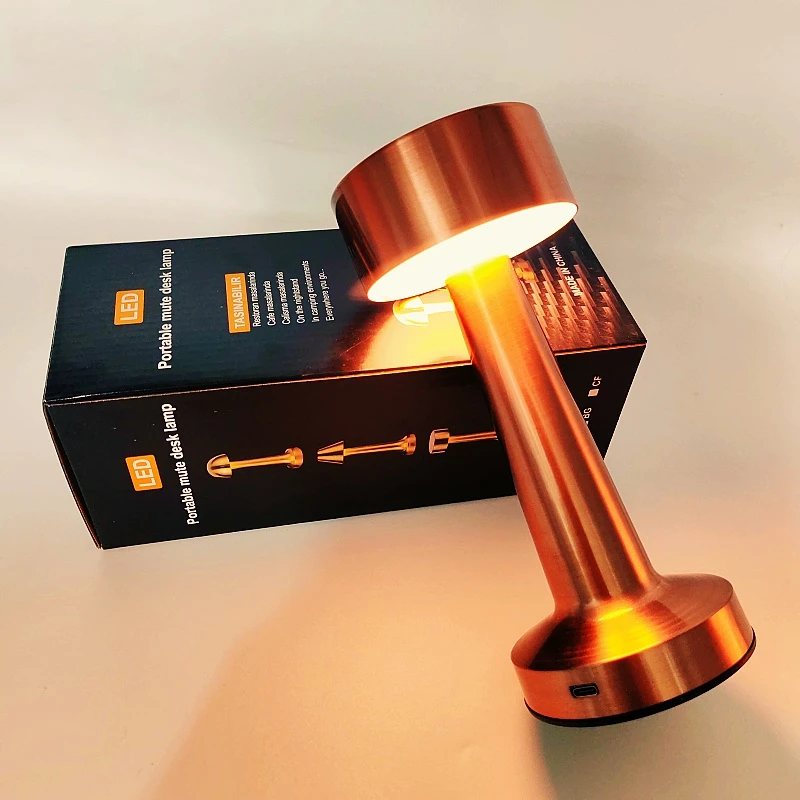 玫瑰金氛围灯床头桌面装饰夜灯