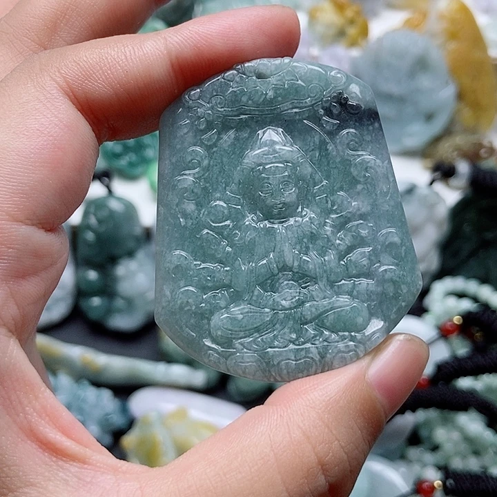 吊坠(不含链)未镶嵌翡翠1