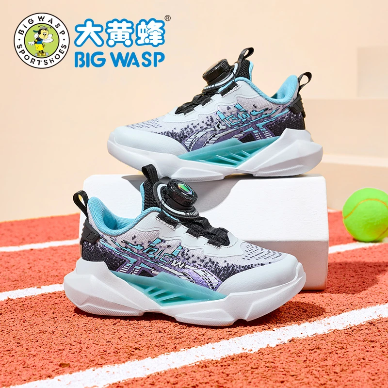 大黄蜂童鞋儿童跑步鞋秋季新款网面透气轻便软底休闲鞋男童运动鞋