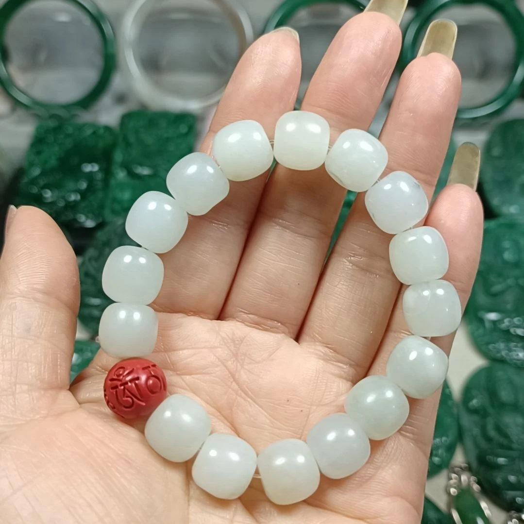 独山玉未镶嵌手串