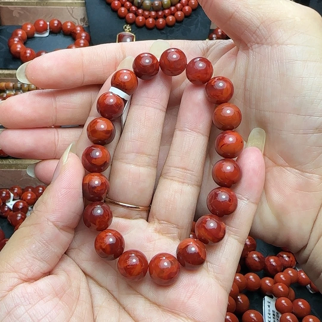 B***m南红玛瑙未镶嵌手串