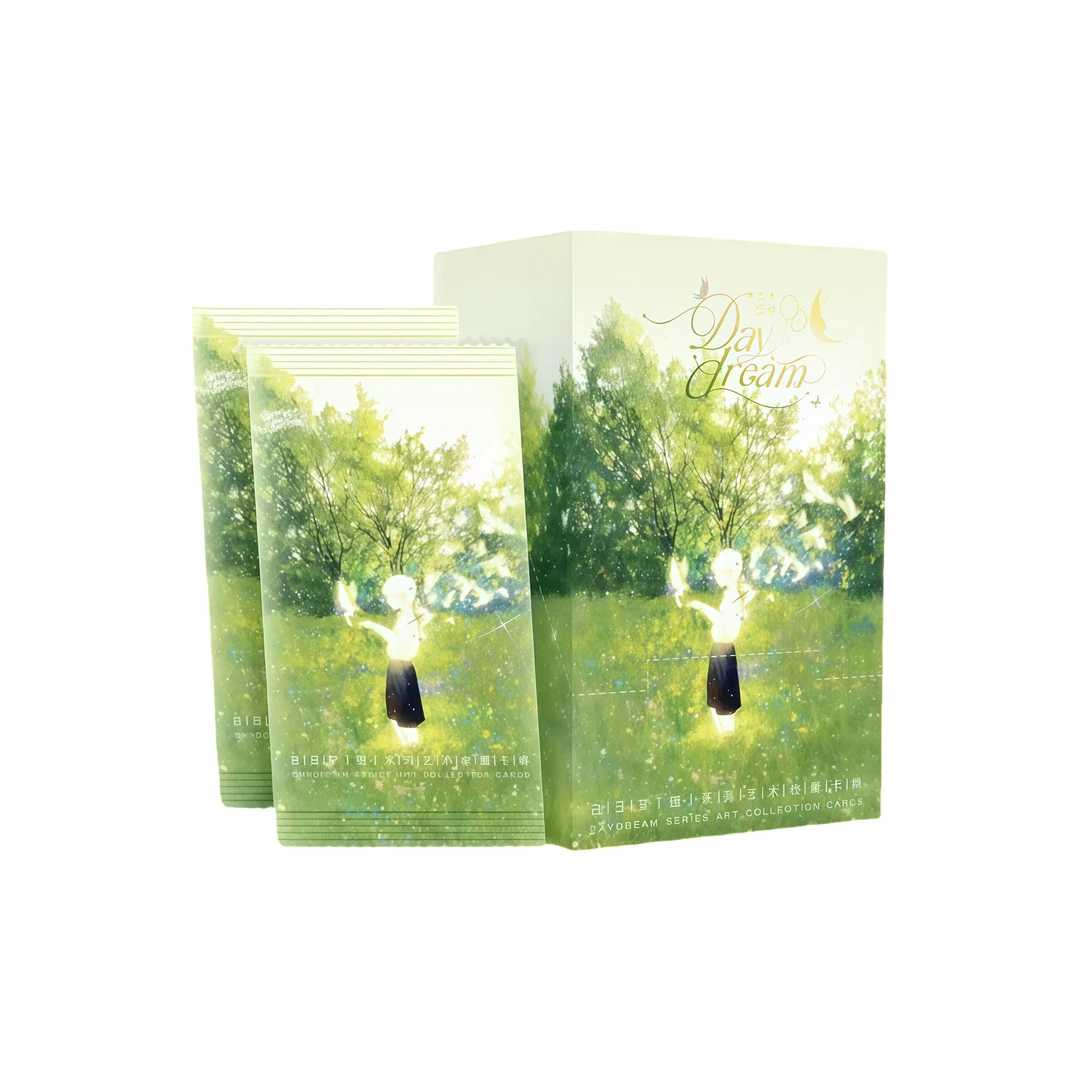 白日梦想收藏卡牌默认代拆-平拆一盒印签加一盒！