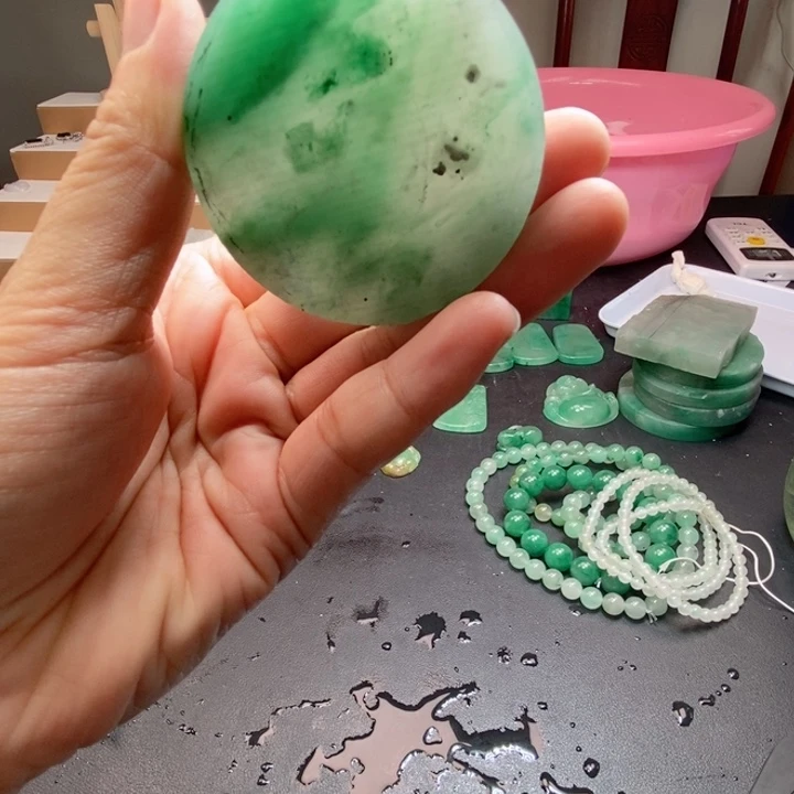 未镶嵌石英质玉珠宝奇石非洲翠