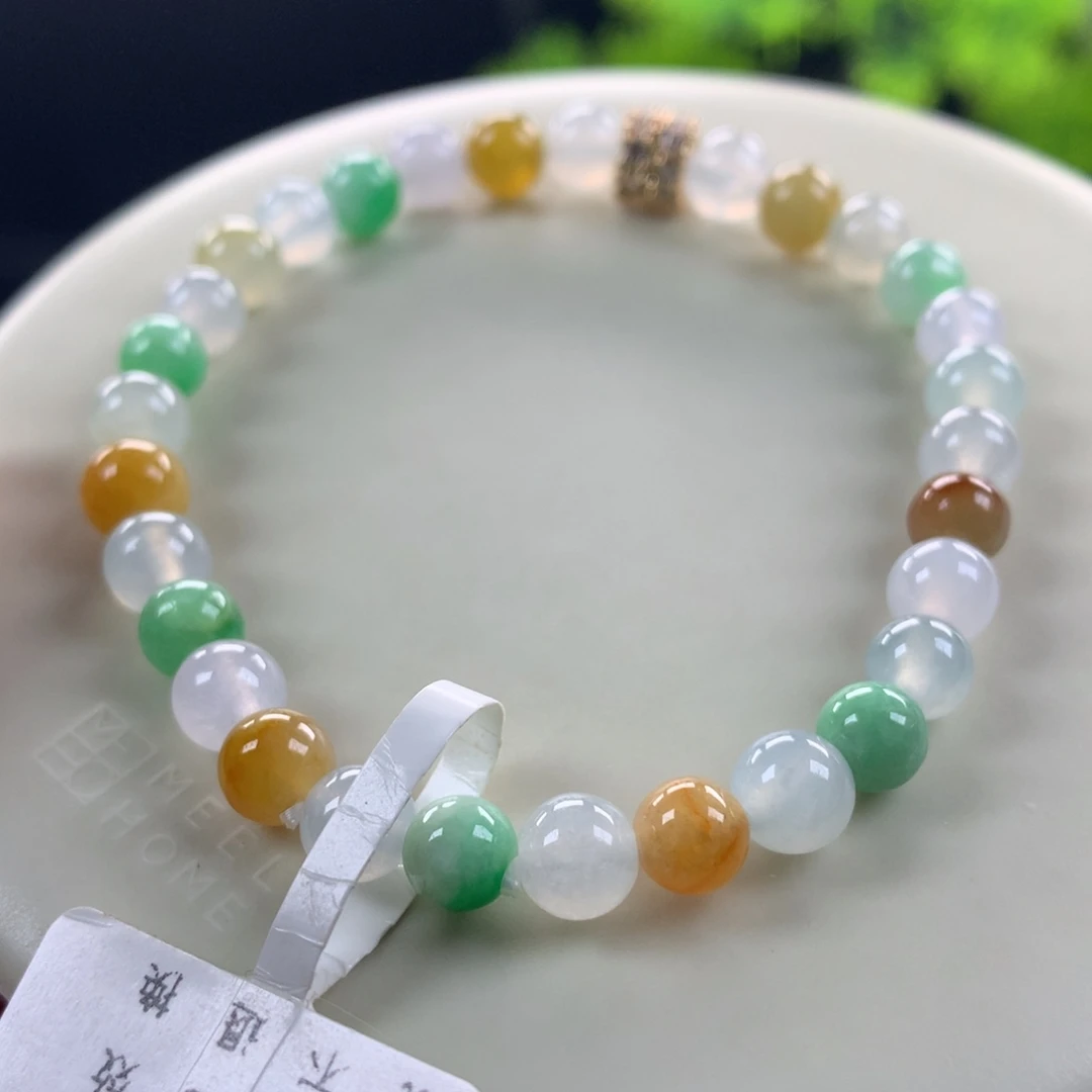 翡翠未镶嵌手链卡6