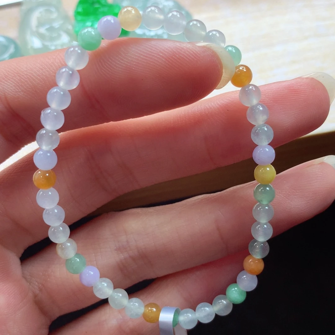 未镶嵌手链翡翠看串