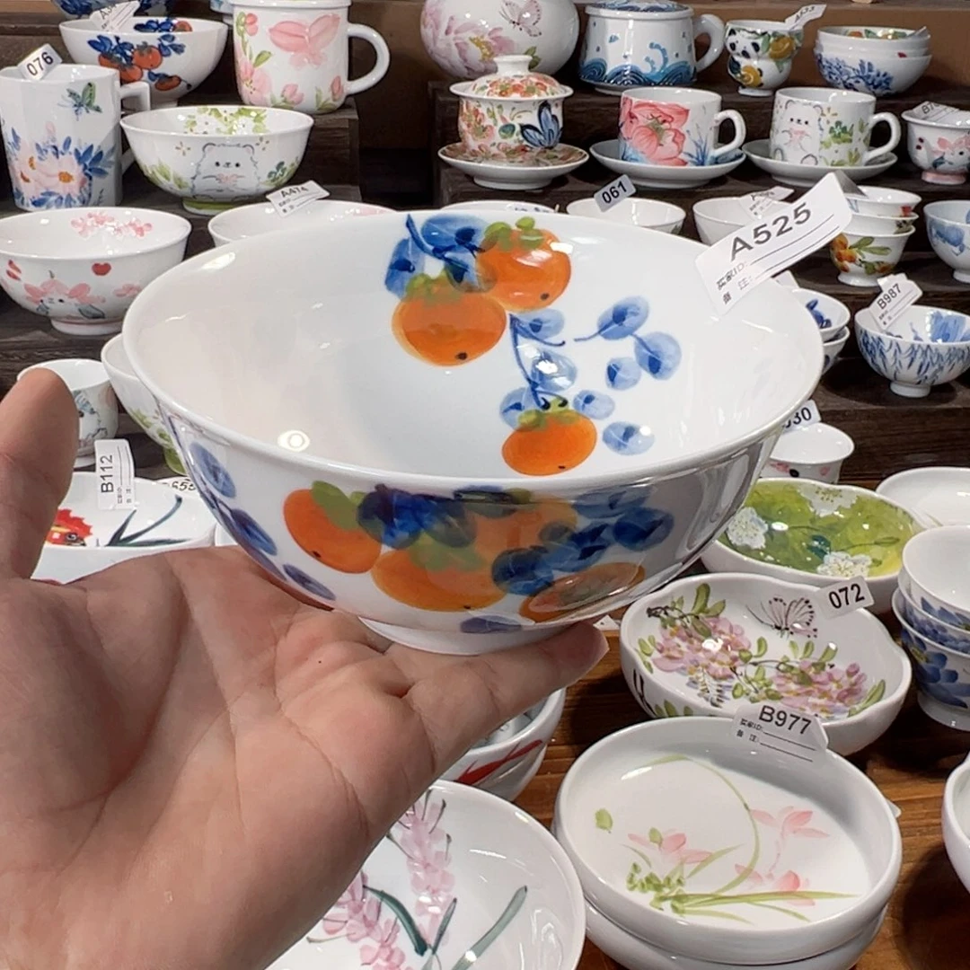 景德镇手工手绘陶瓷6寸振德碗