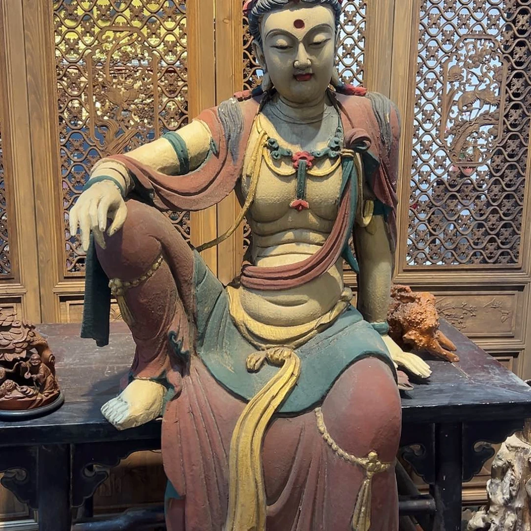 木沉*者传统文化水月一尊