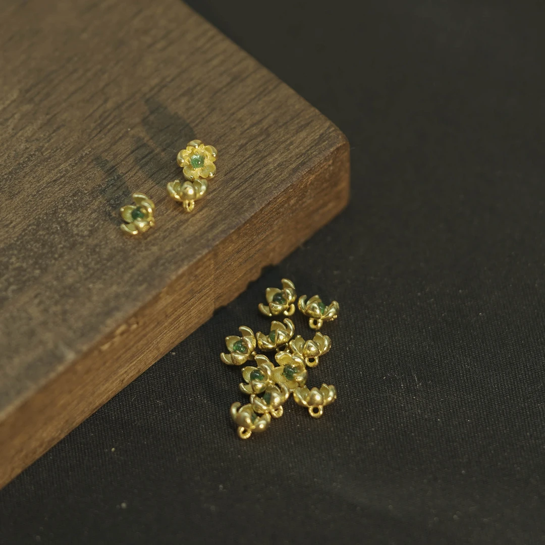 925银银制品  【发1个】银饰散珠DIY文玩珠宝 PJ92
