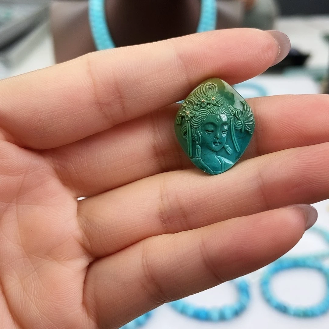 合金绿松石珠宝奇石