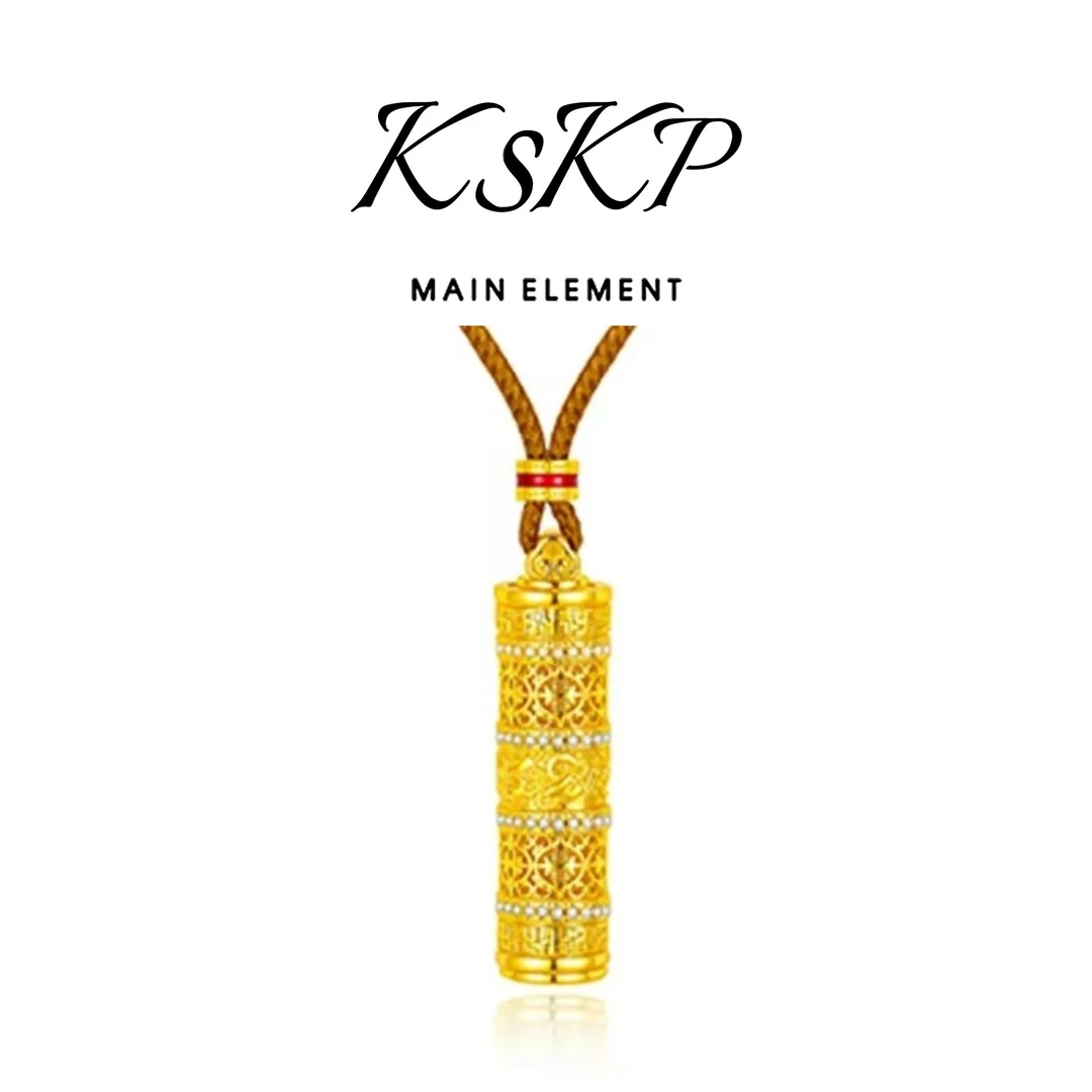 KSKP 古法新中式八宝随身佛时尚项链