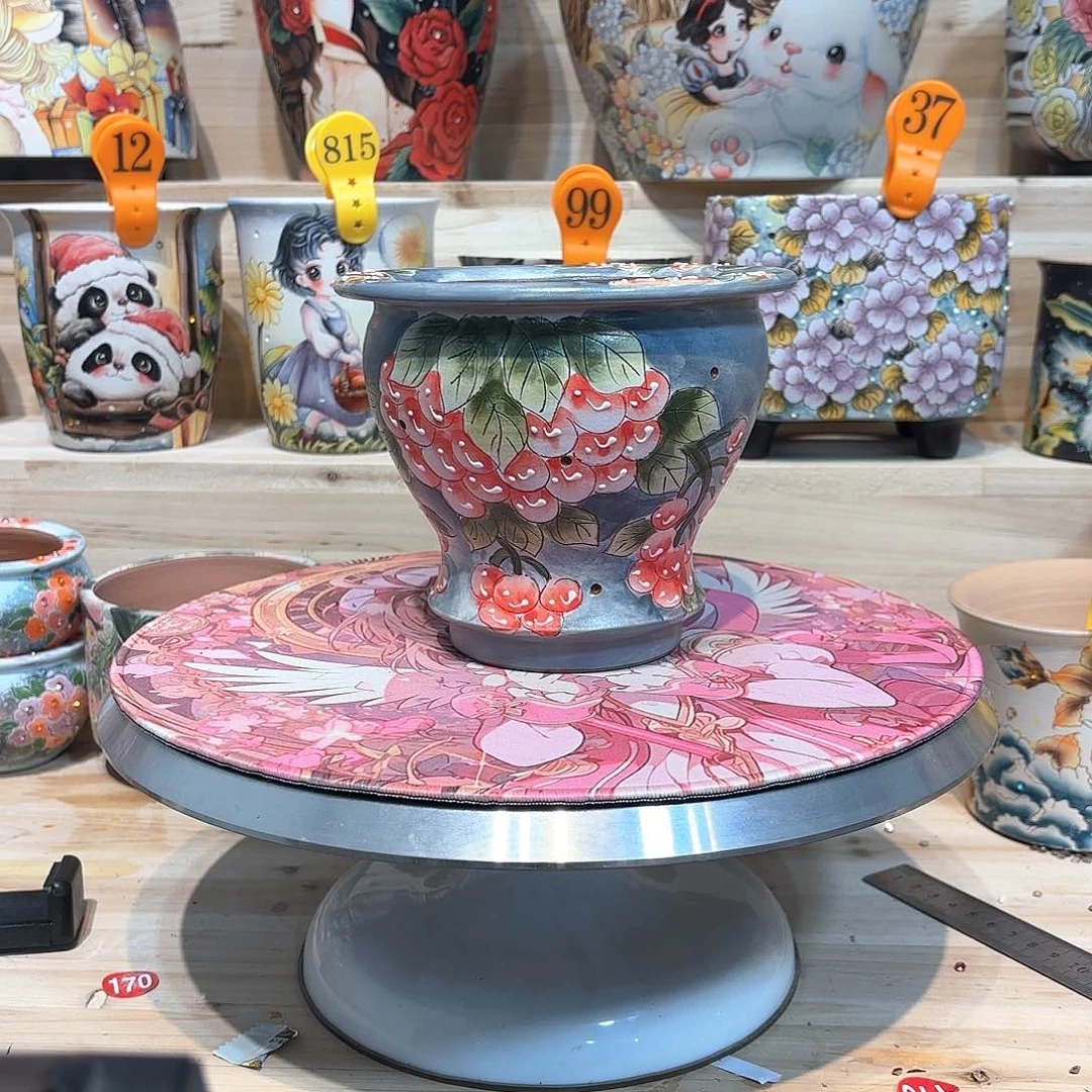 紫砂花盆手工花盆默认微瑕11/13