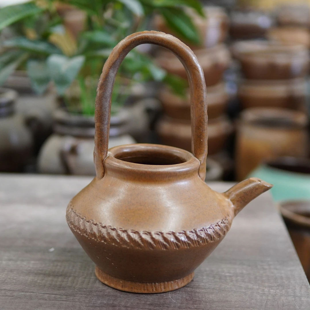 A224粗陶多肉花盆盆栽室内绿植老桩法师单头盆