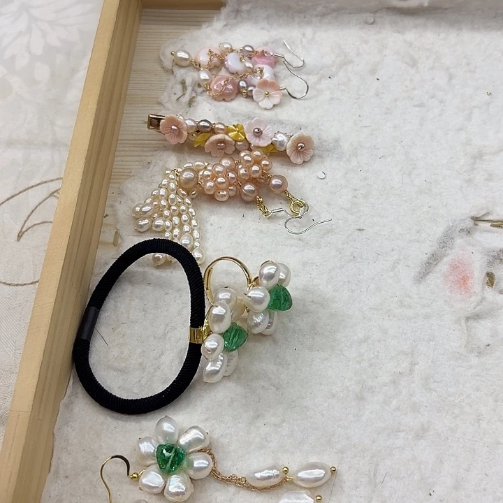 南***崽未镶嵌淡水珍珠发饰