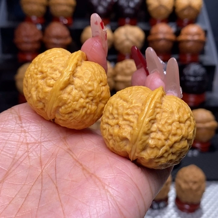 文玩核桃把件石奎元宝31号