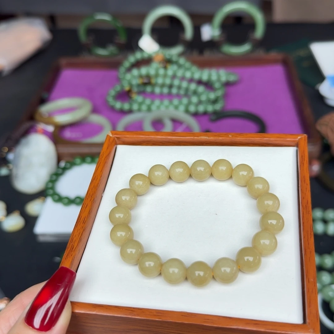 和田玉未镶嵌手链