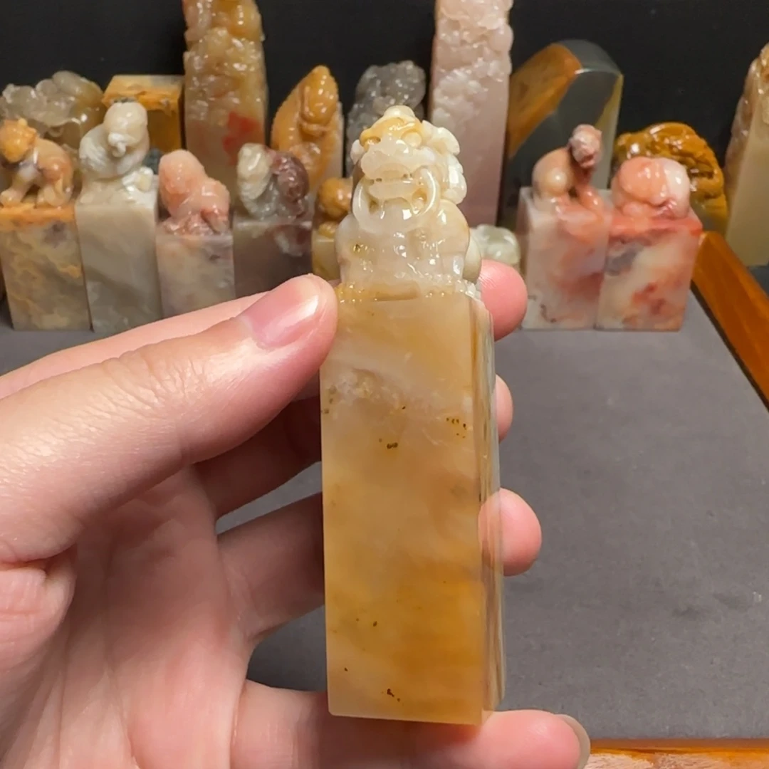 巴林石印石冻石2.1×8.7