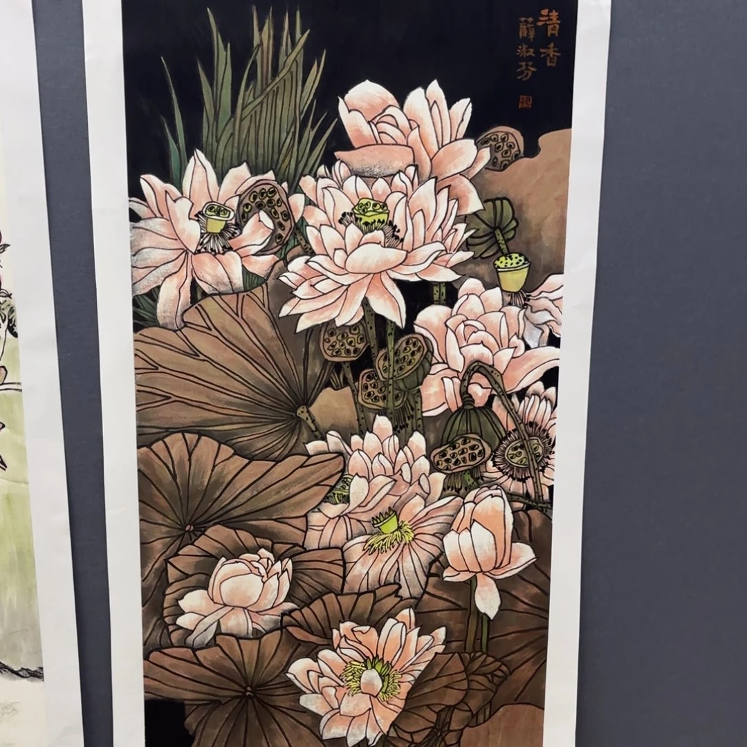 国画薛淑芬四尺童