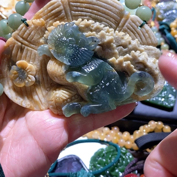 岫玉毛衣链未镶嵌