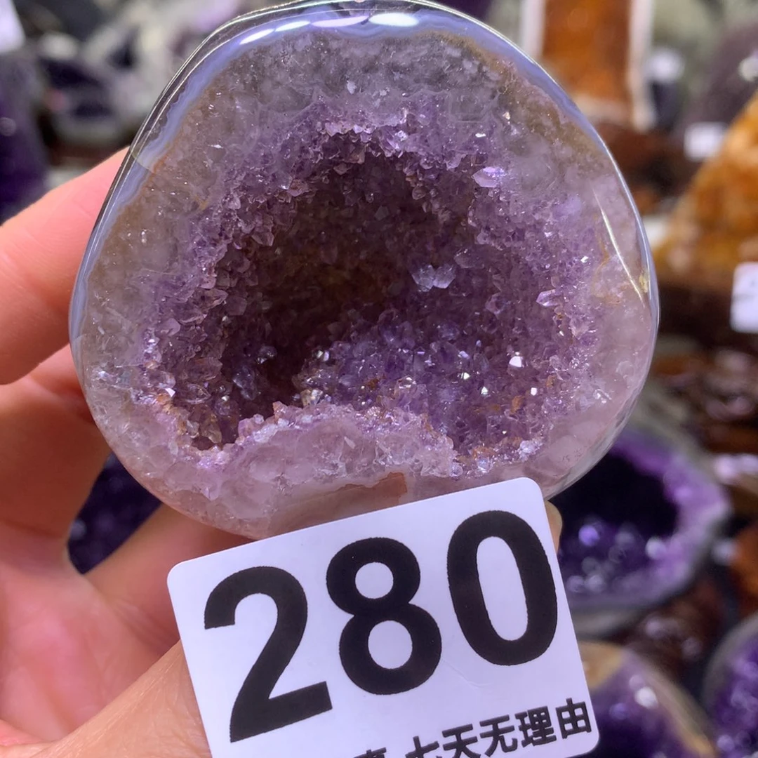 紫晶摆件未镶嵌sj