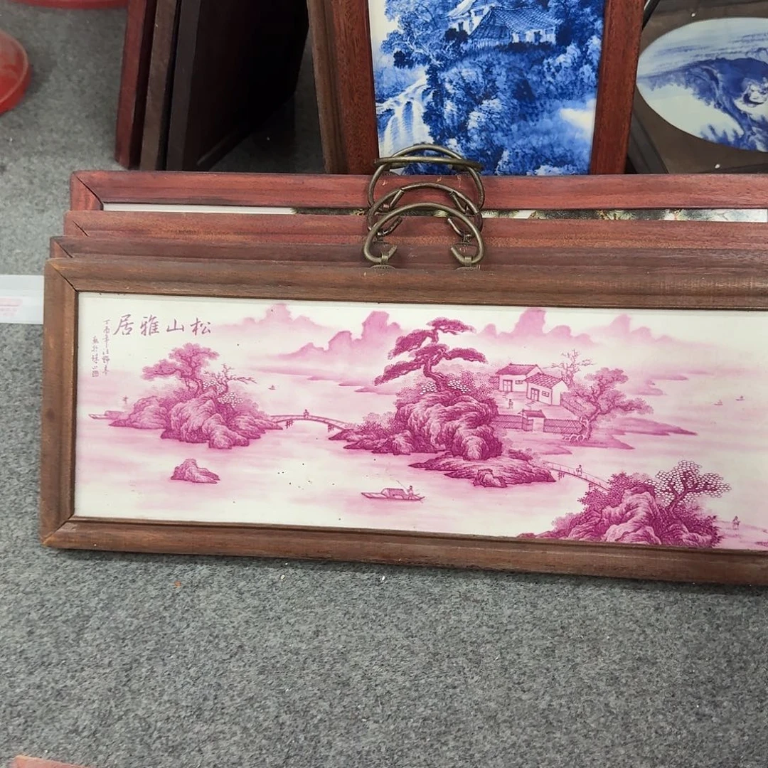 摆件瓷瓷板画瓷板画