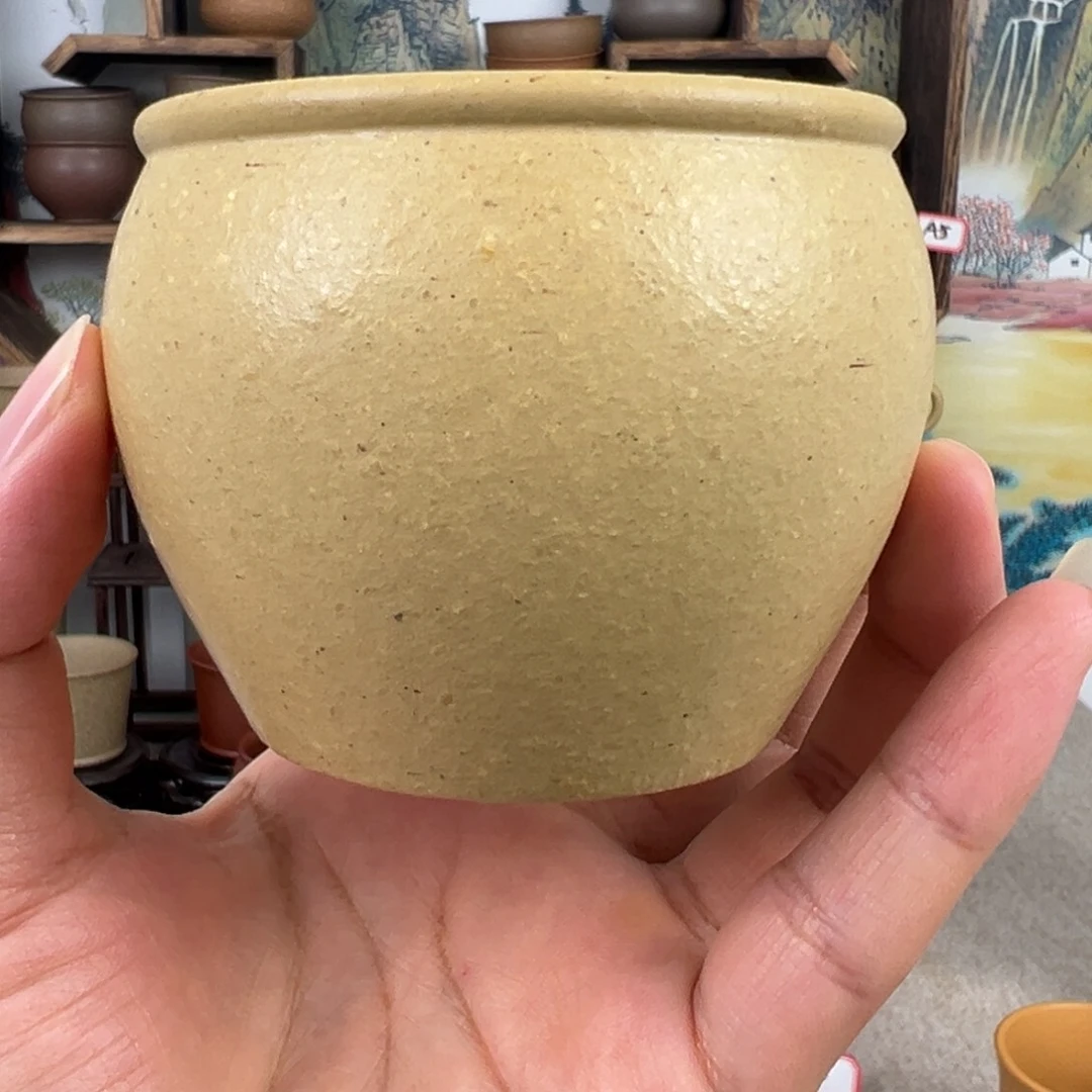 紫砂茶杯拙器甄选，纯原本矿。