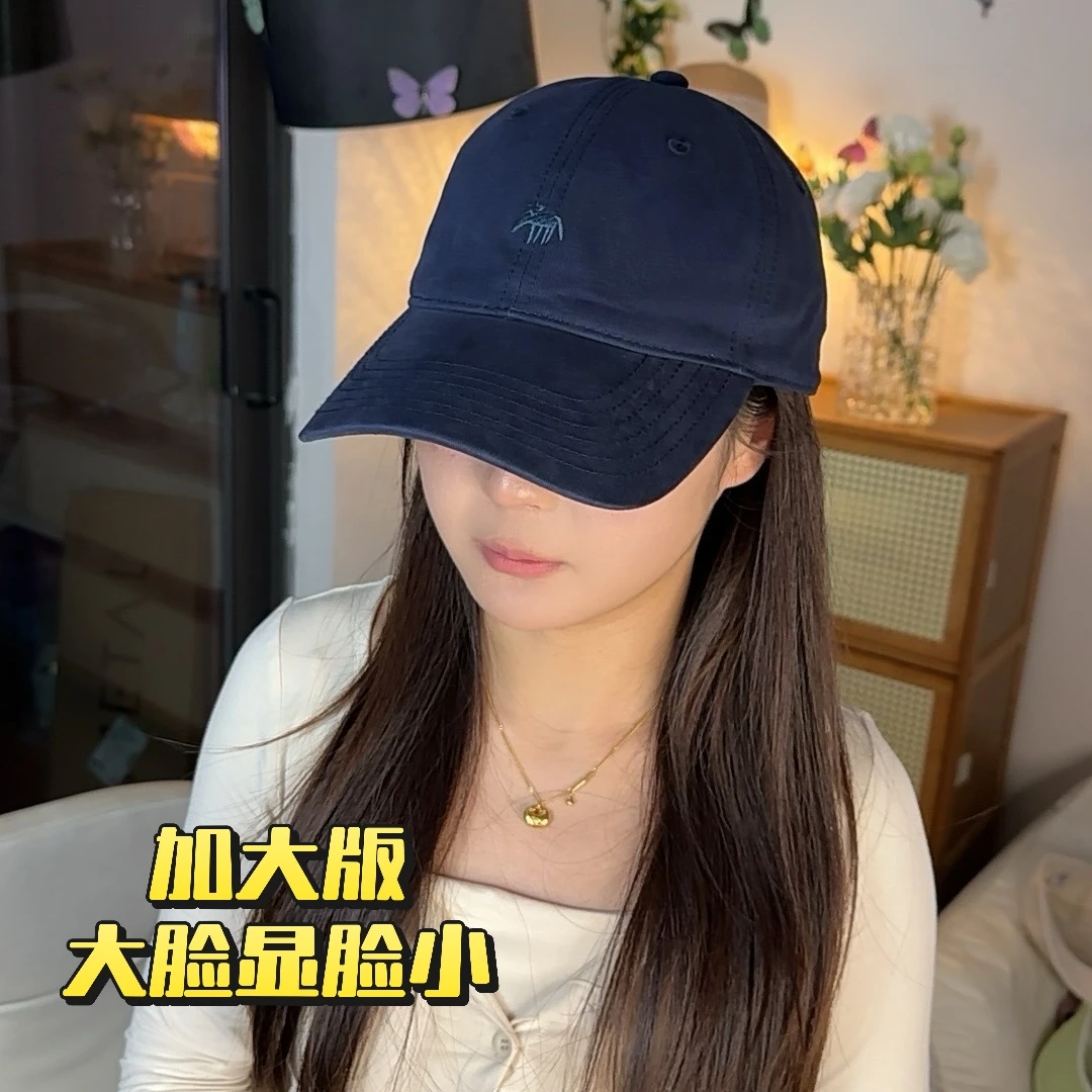加大加深加宽帽檐帽显脸小韩版网红经典休闲夏季鸭舌帽帽子