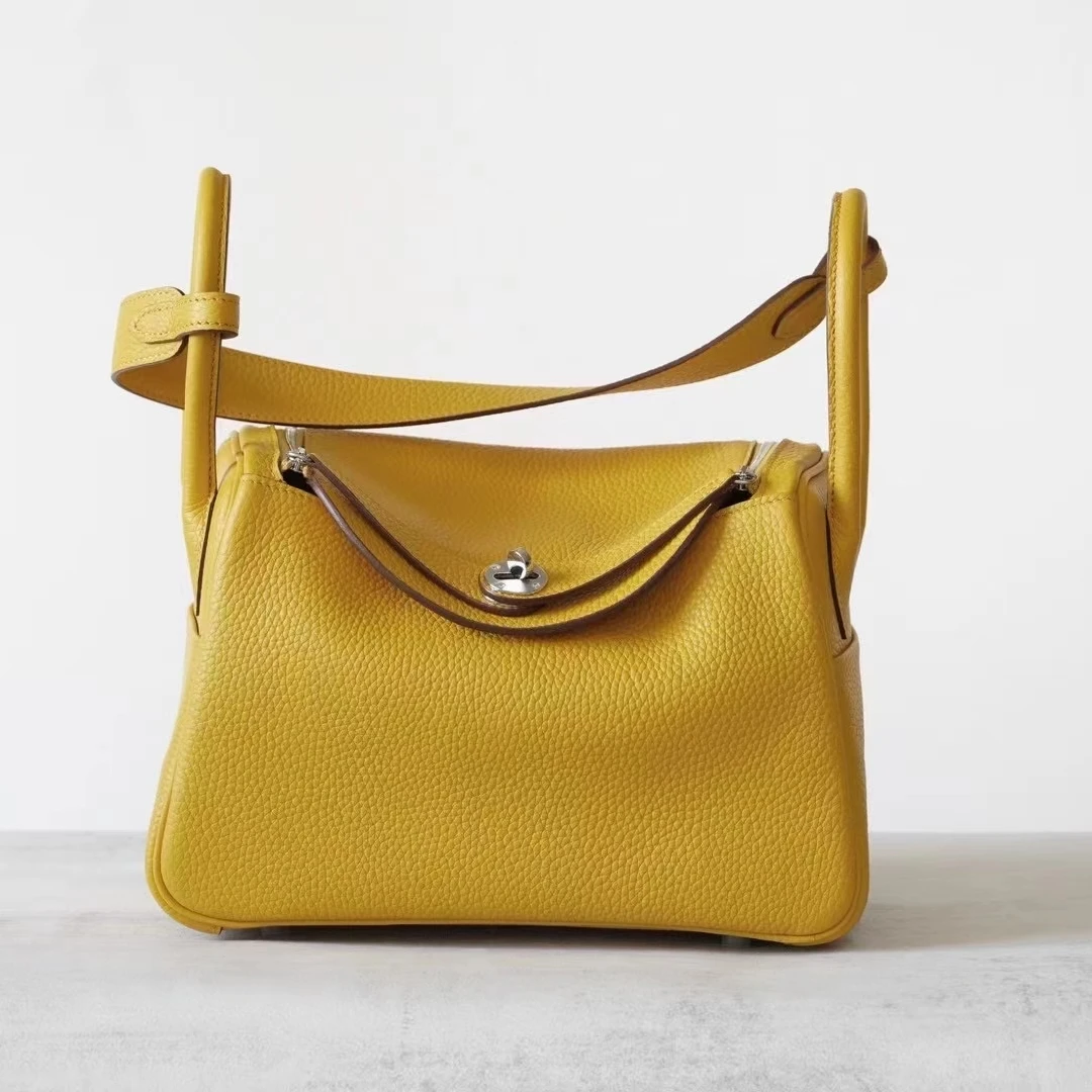 26cm升级半手缝Lindy包-TC皮头层牛皮真皮-经典医生包单肩手提包