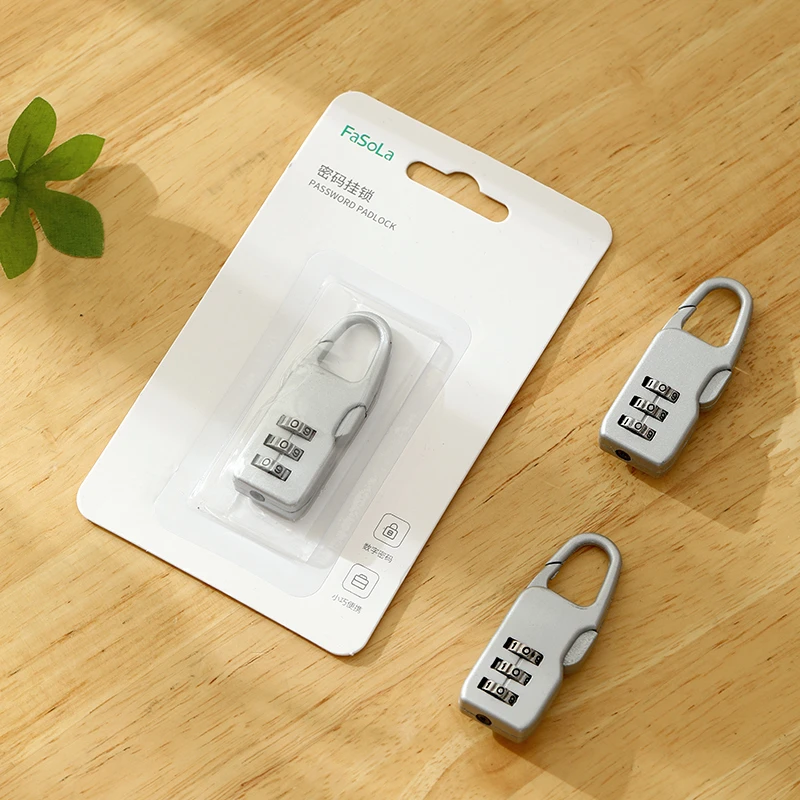 密码锁挂锁防盗行李箱包锁学生宿舍书包柜子抽屉锁健身房柜门小锁