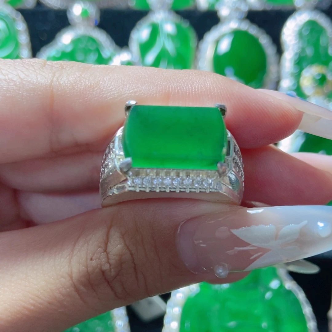 翡翠未镶嵌颈饰