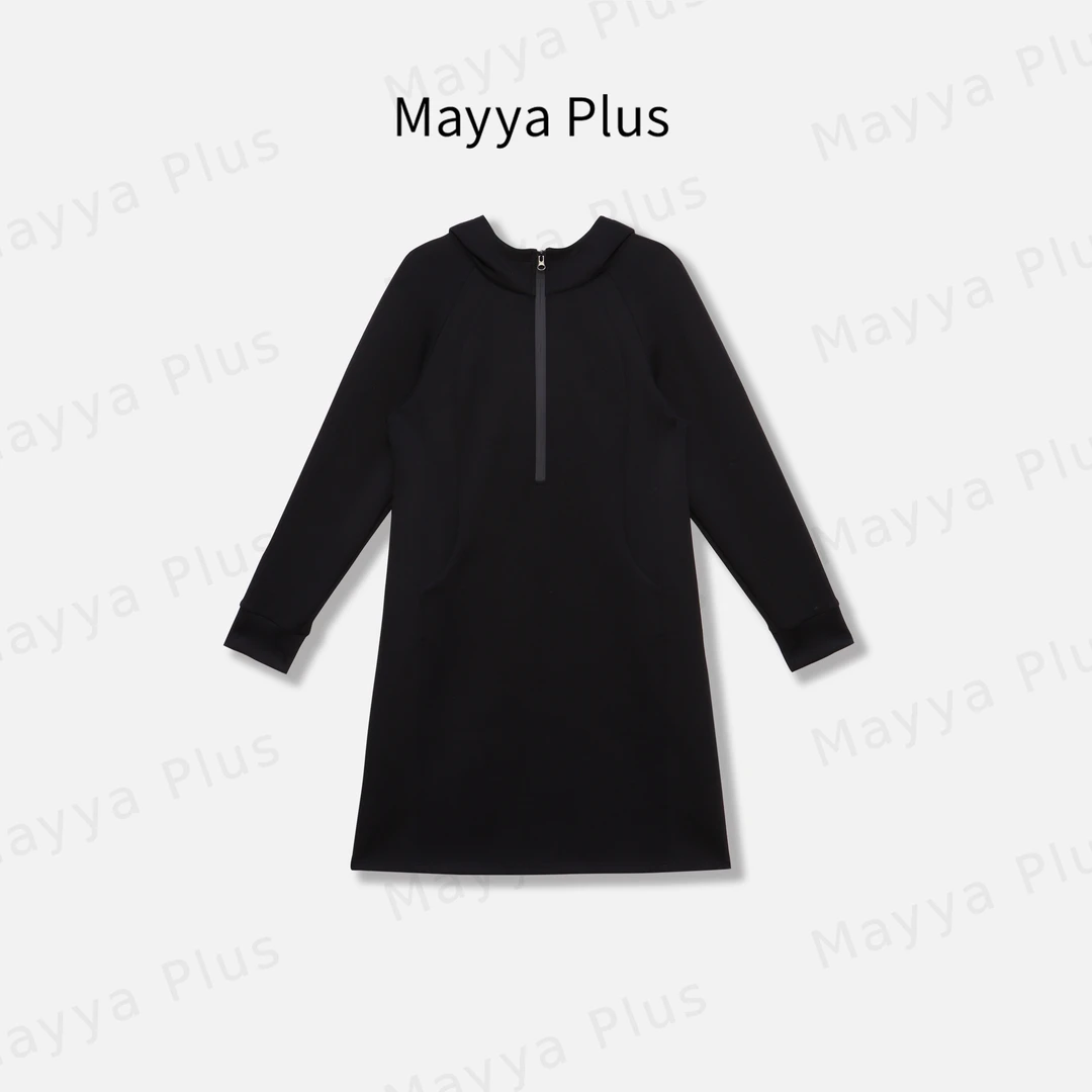 【冬日纸片人】Mayya Plus麦芽定制轻奢气质显瘦针织连衣裙32446697