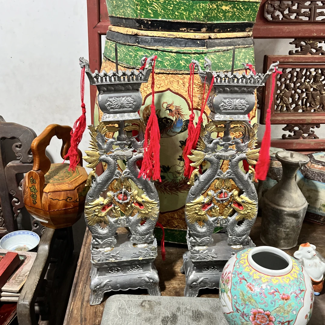 锡器烛台古玩收藏特价出