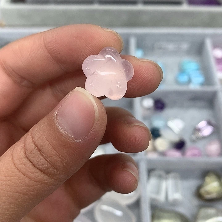 水晶珠宝半成品银S925镶嵌