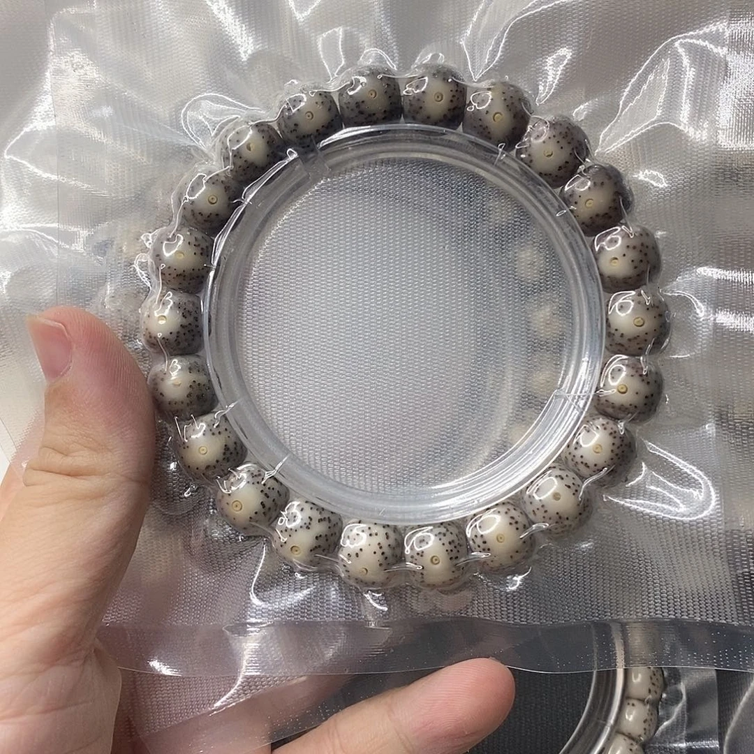 吊坠星月菩提石玉大眼睛单圈11*10