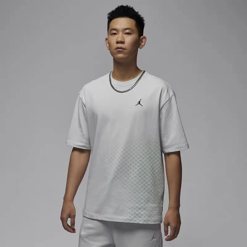 JORDAN耐克短袖男2025春蛇年CNY纯棉印花运动衫T恤HV0830025