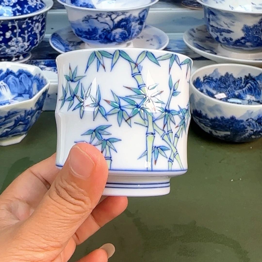 景德镇纯手绘茶具圆圆243