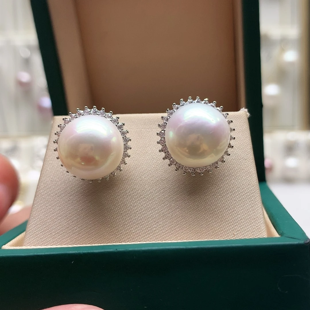 未镶嵌耳饰淡水珍珠