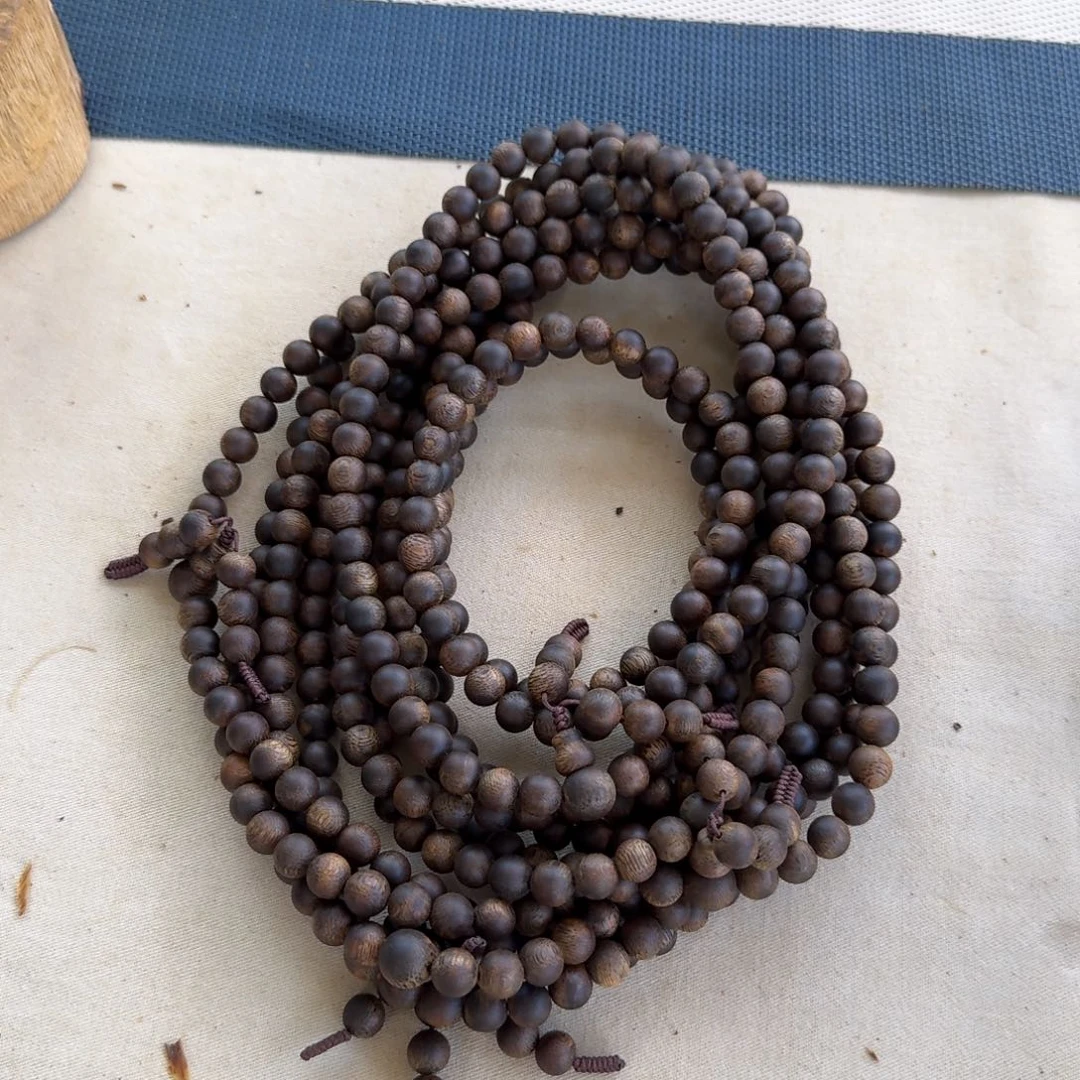 沉香手串绿奇楠沉香多圈约0.8-33多样性发一条