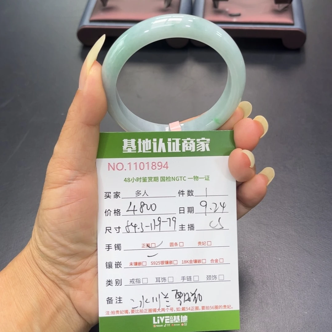 未镶嵌手镯翡翠多人