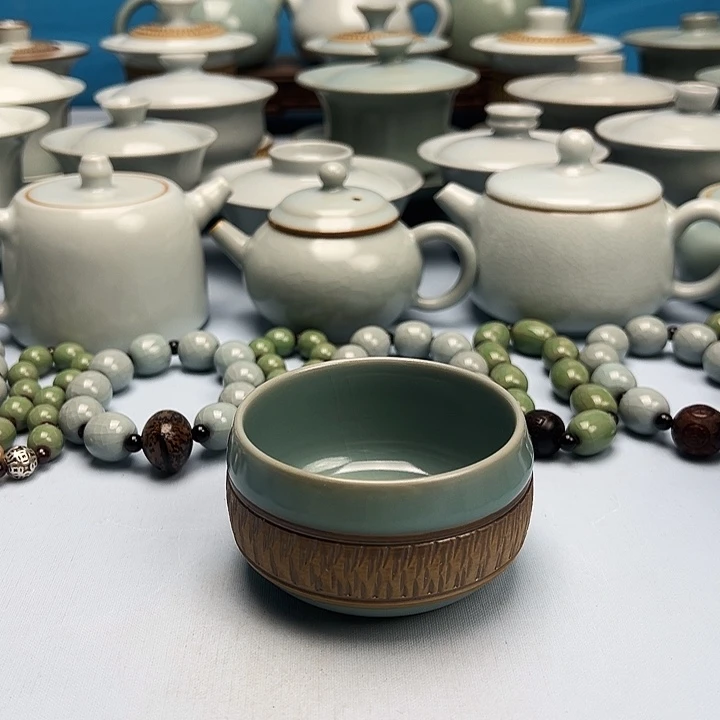 杯微暇仿古釉重工禅定杯原矿原釉原产地