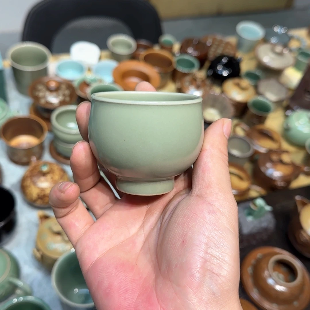 小金茶具青瓷茶器