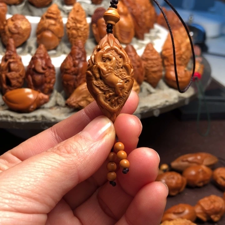 好***吧吊坠橄榄核橄榄核雕刻的单子