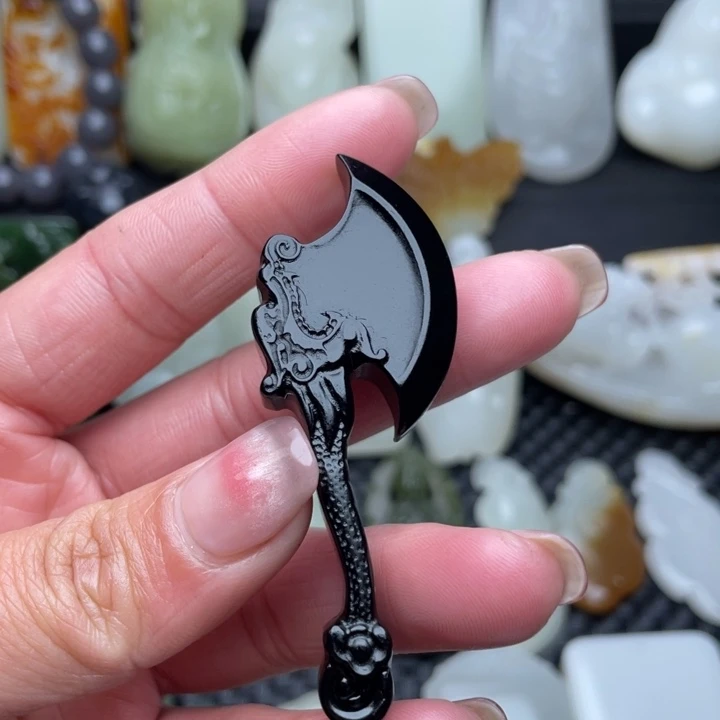 和田玉颈饰未镶嵌随**淡