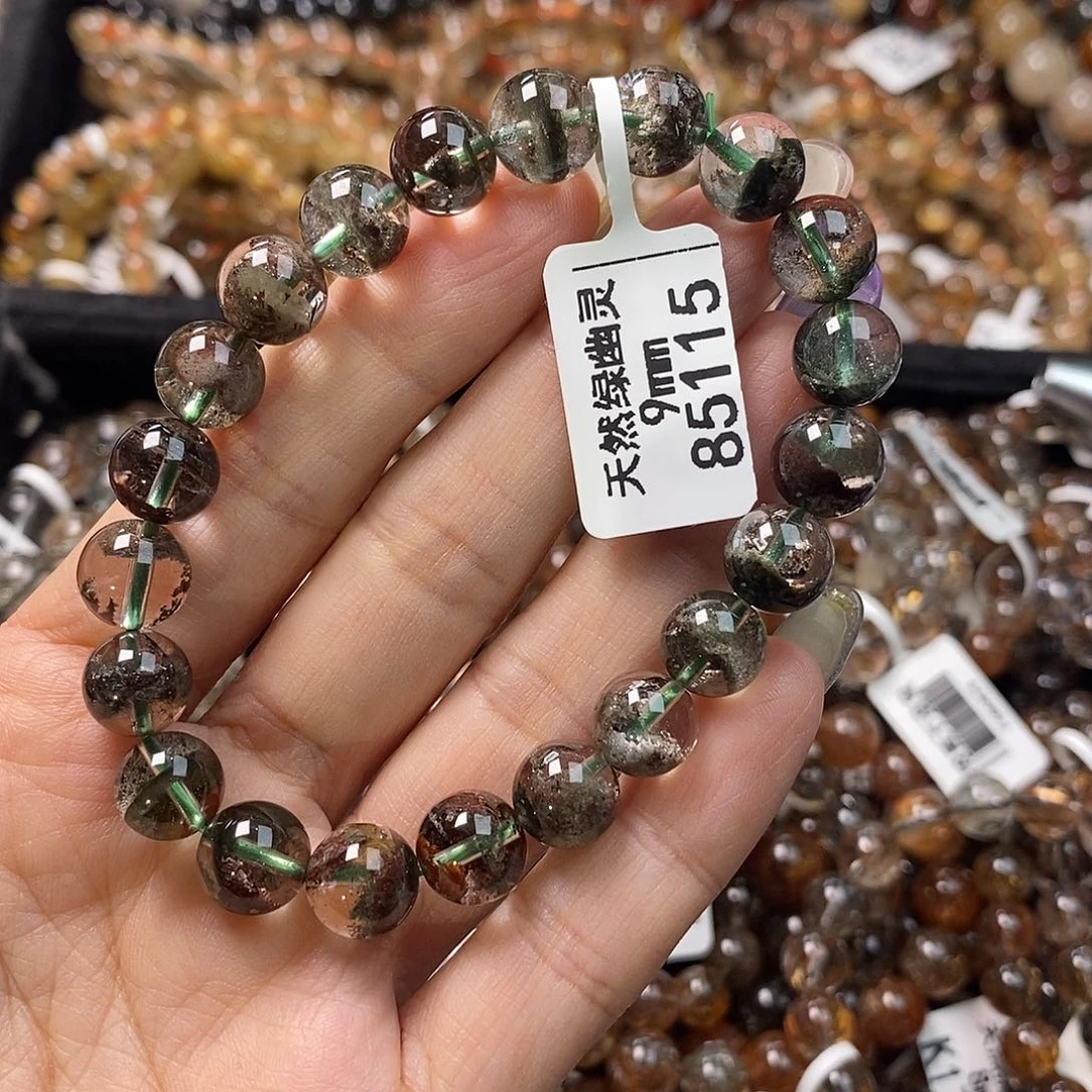 未镶嵌水晶手链水