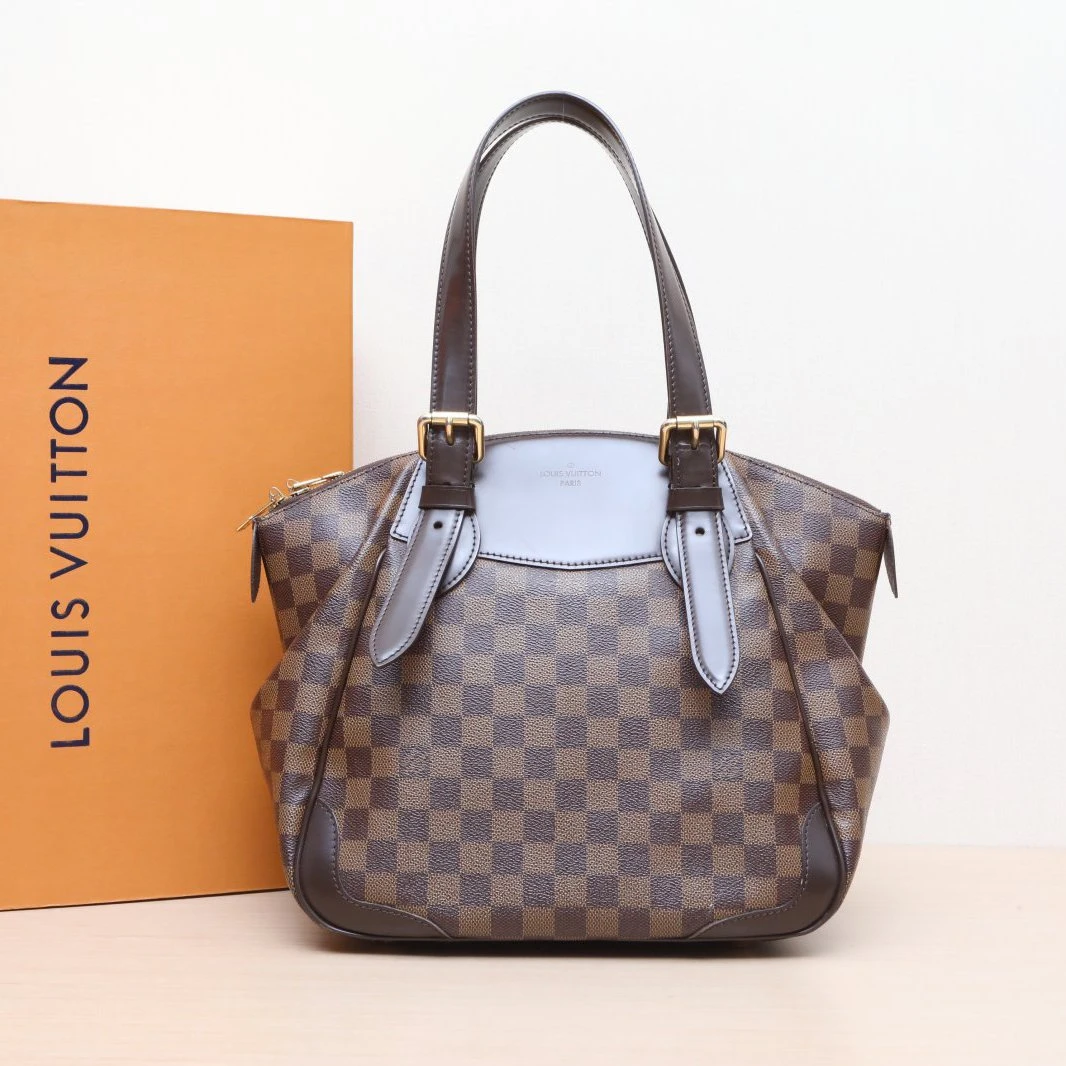 95新 LouisVuitton/路易威登 活动黑黑 Verona 手提包 大号