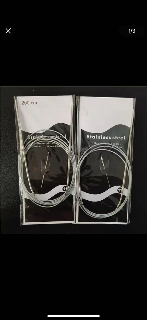 专用球球线1.2米2米环形针手工编织diy材料包配件工具加长针