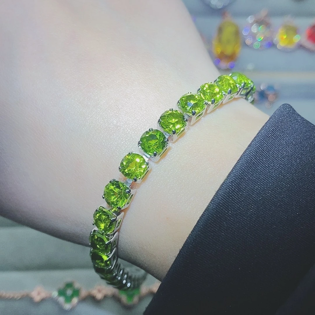 【闪购商品】托帕石耳饰银S925镶嵌