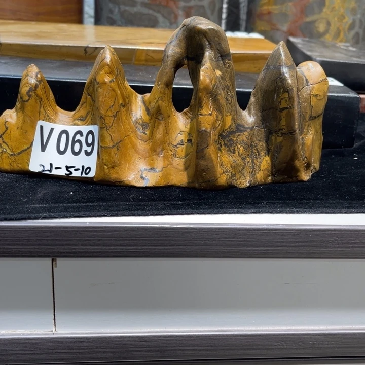 紫砂茶盘L*Y笔架山黄色